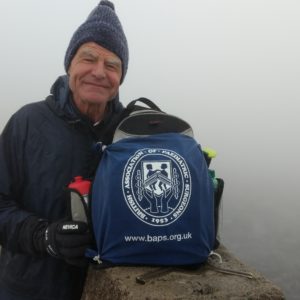 David Drake at the summit of Ben Nevis