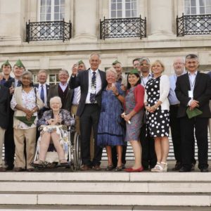Caroline Doig with friends& colleagues